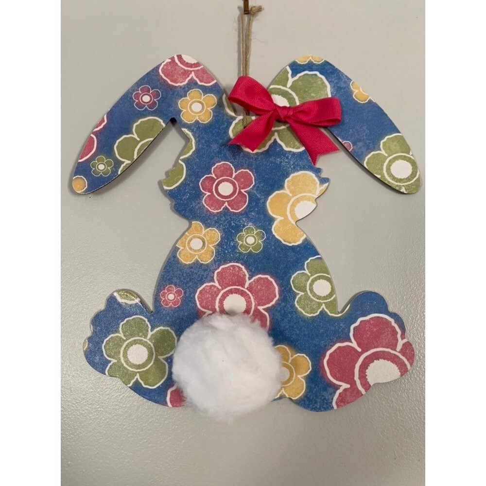 Wood Bunny Wall Decor